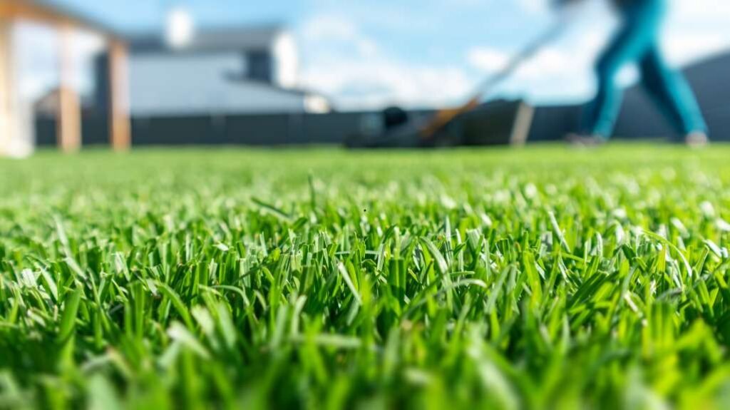 step by step lawn care in spring in Fredericton